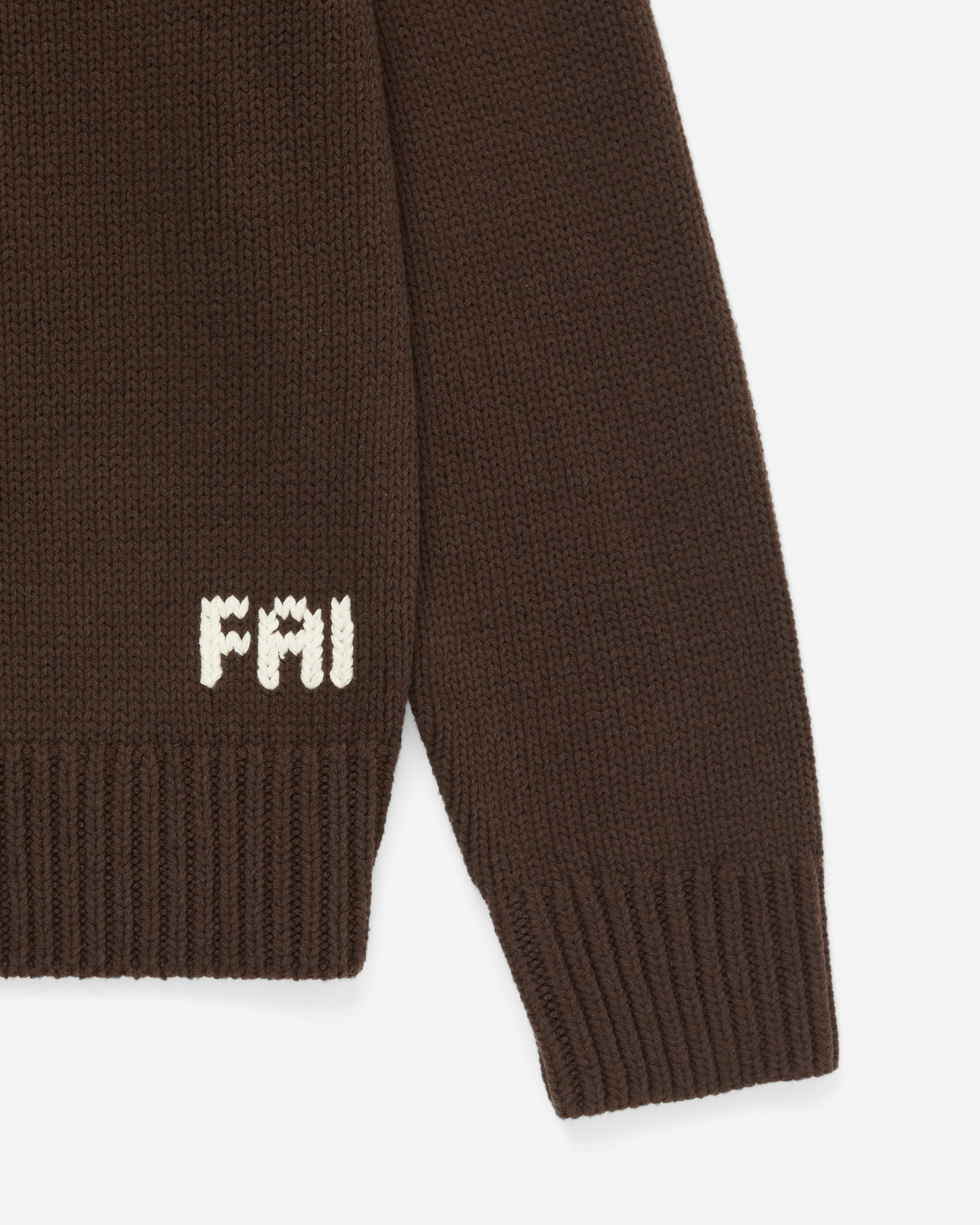 Big Green Flag Knit Sweater Oil - Image 4