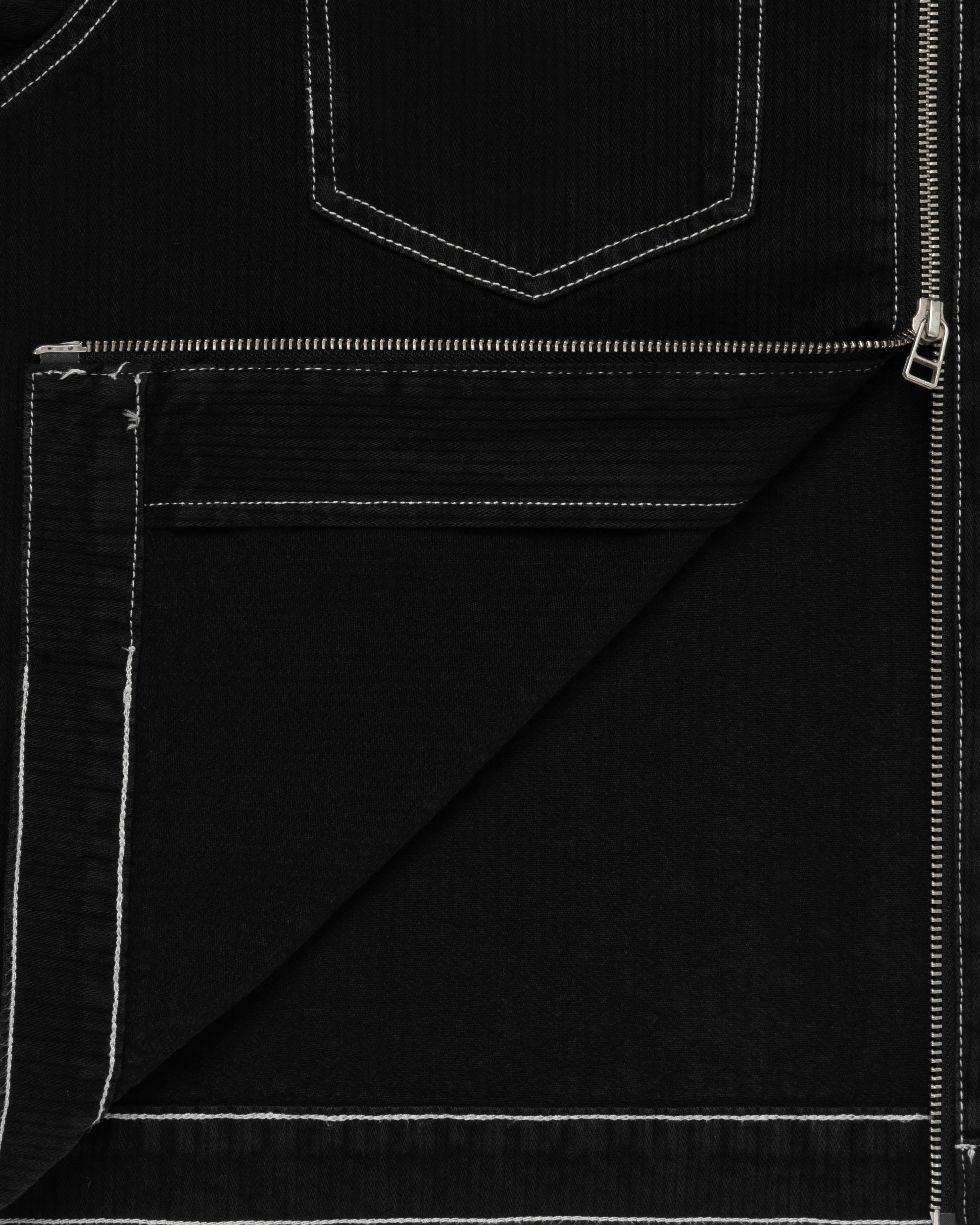 Layered Farsi Work Shirt Black - Image 4