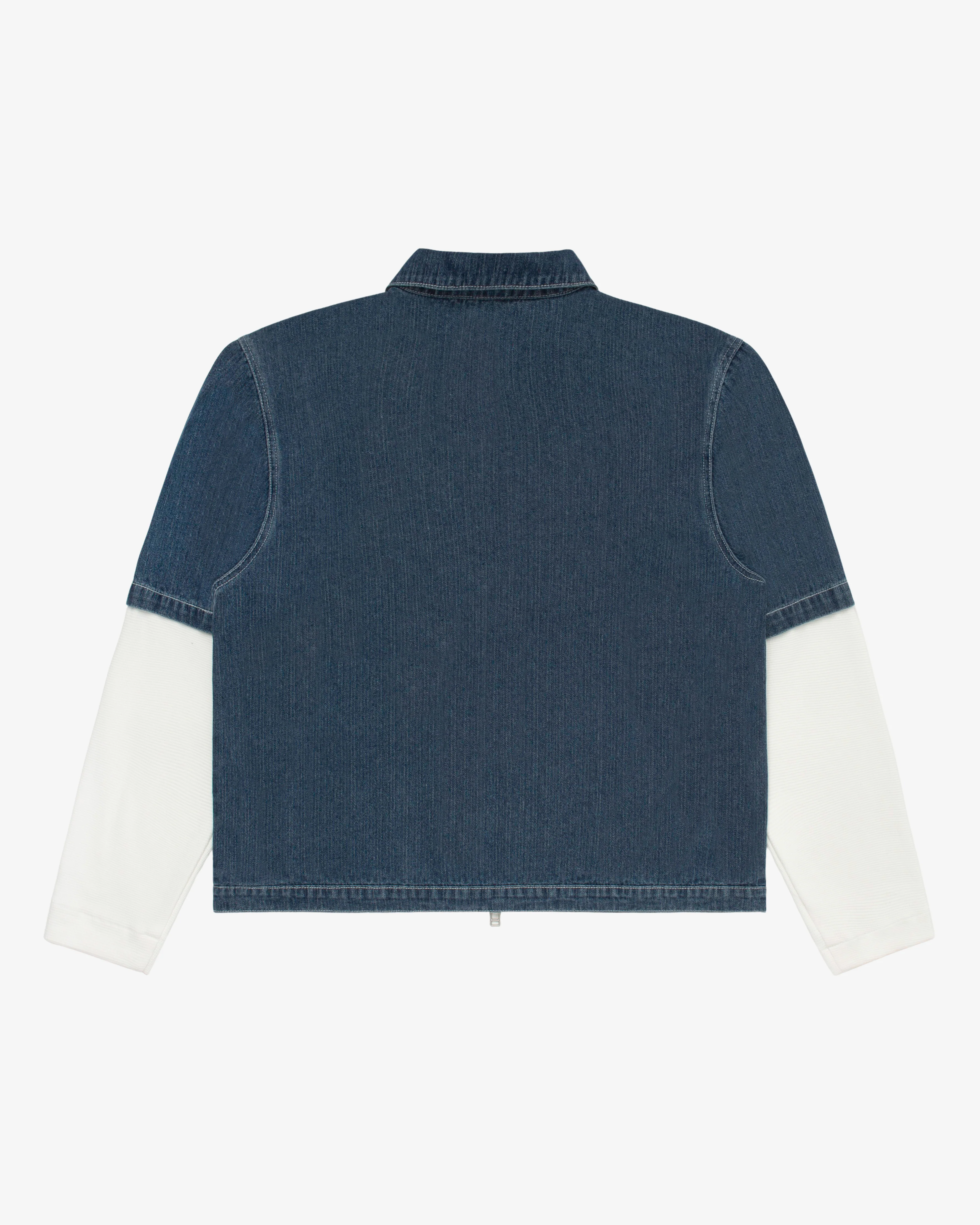 Layered Farsi Work Shirt Navy - Image 5
