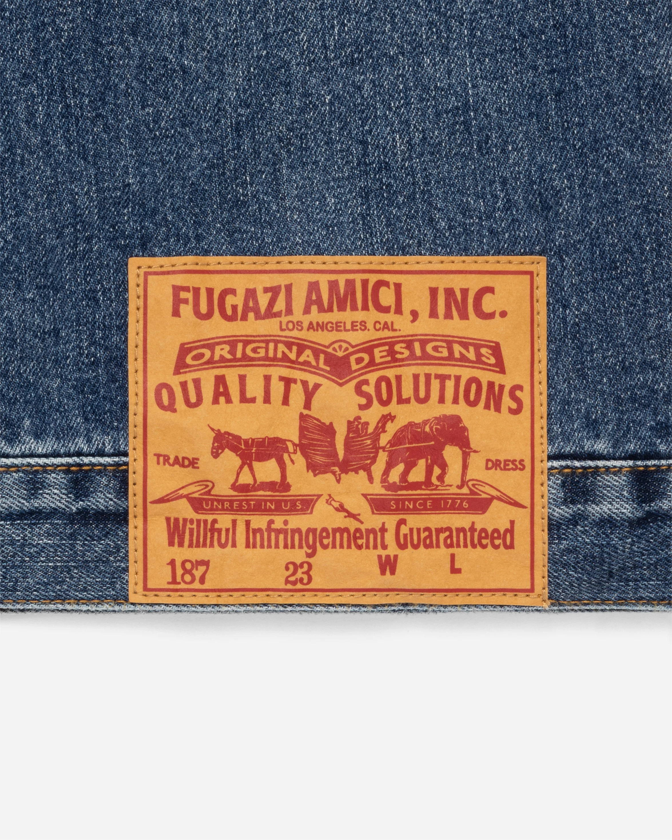 Novelty Denim Jacket Dark Washed - Image 6