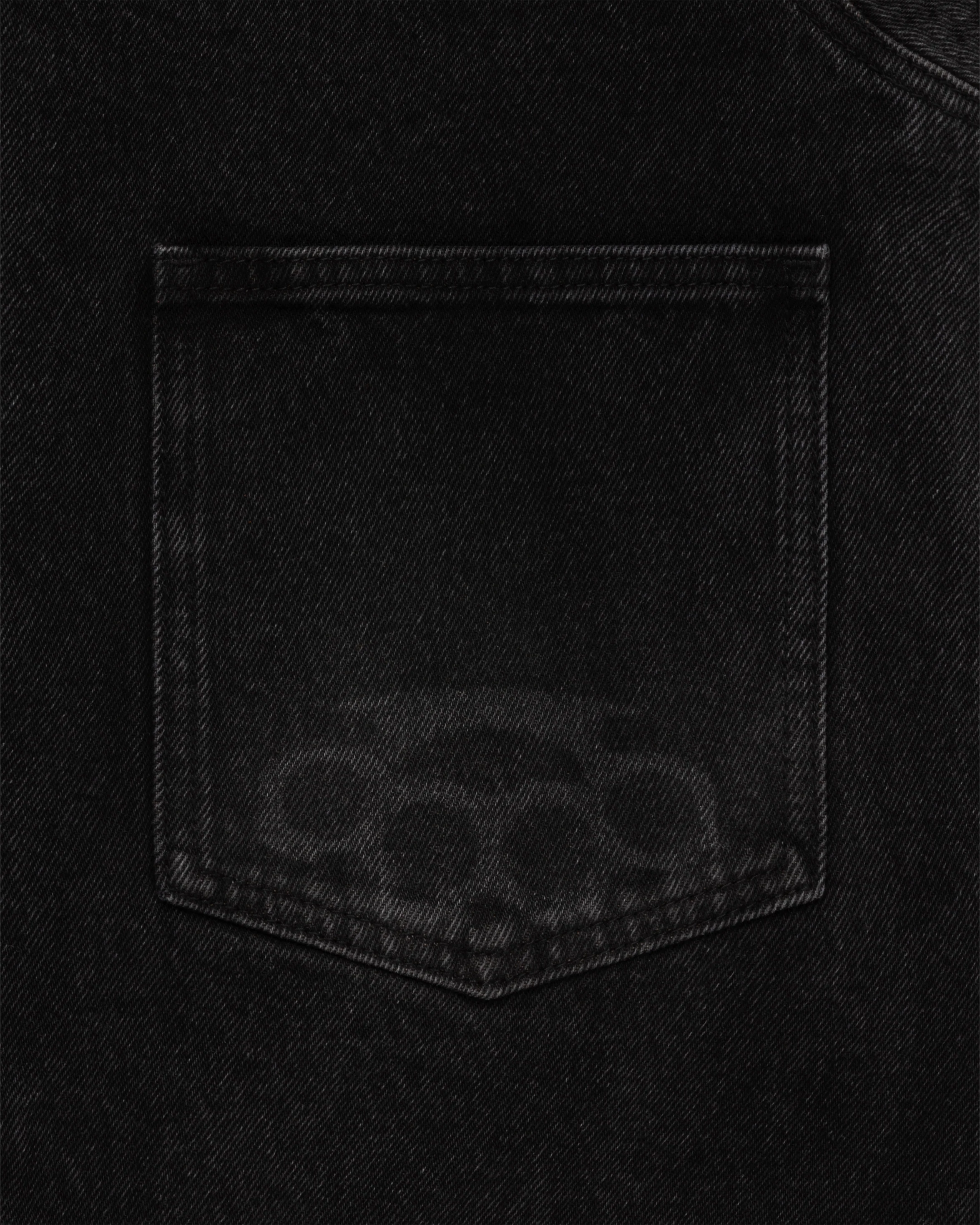 Novelty Denim Jacket Washed Black - Image 3