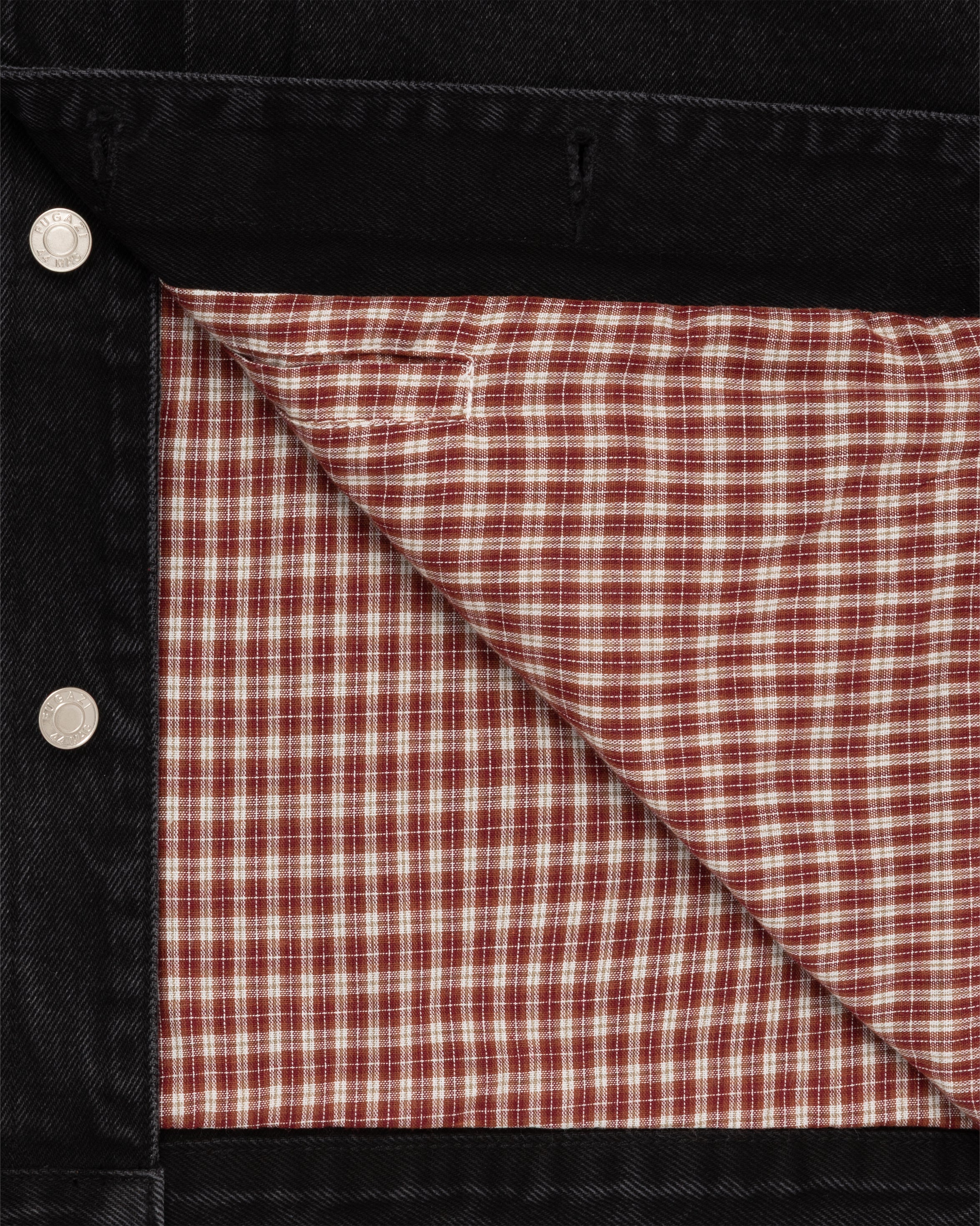 Novelty Denim Jacket Washed Black - Image 4