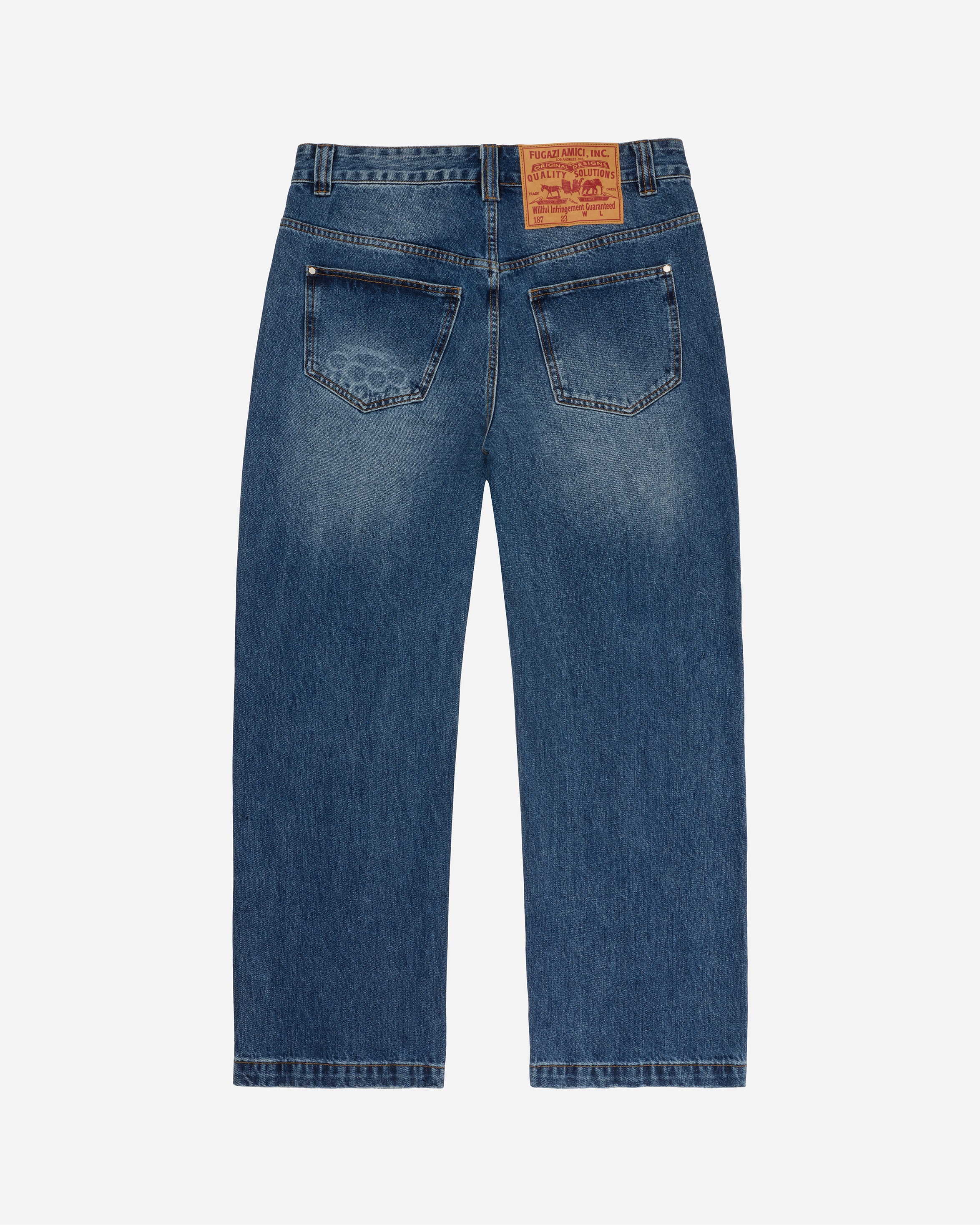 Novelty Jeans Dark Washed - Image 4