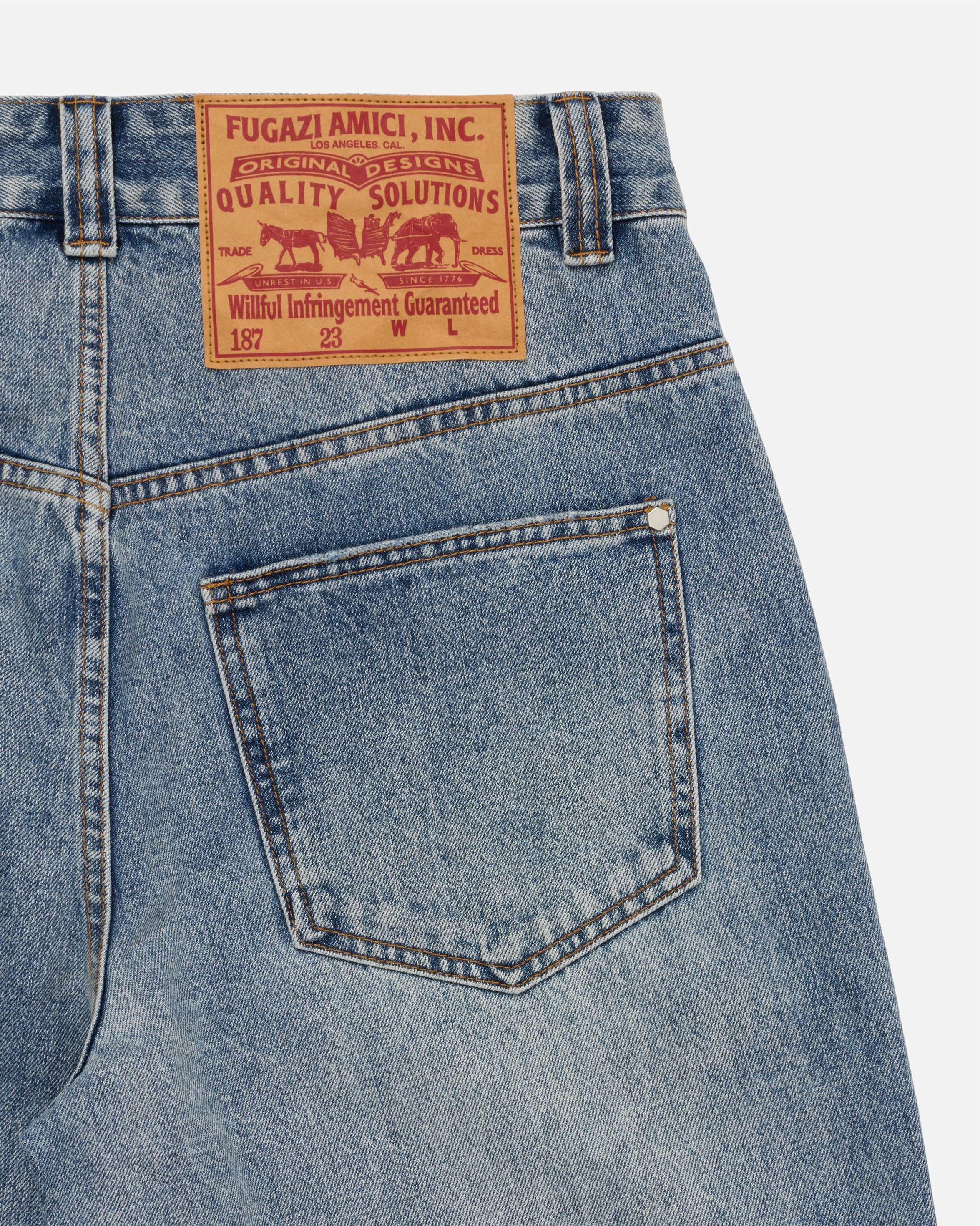 Novelty Jeans Light Washed - Image 6