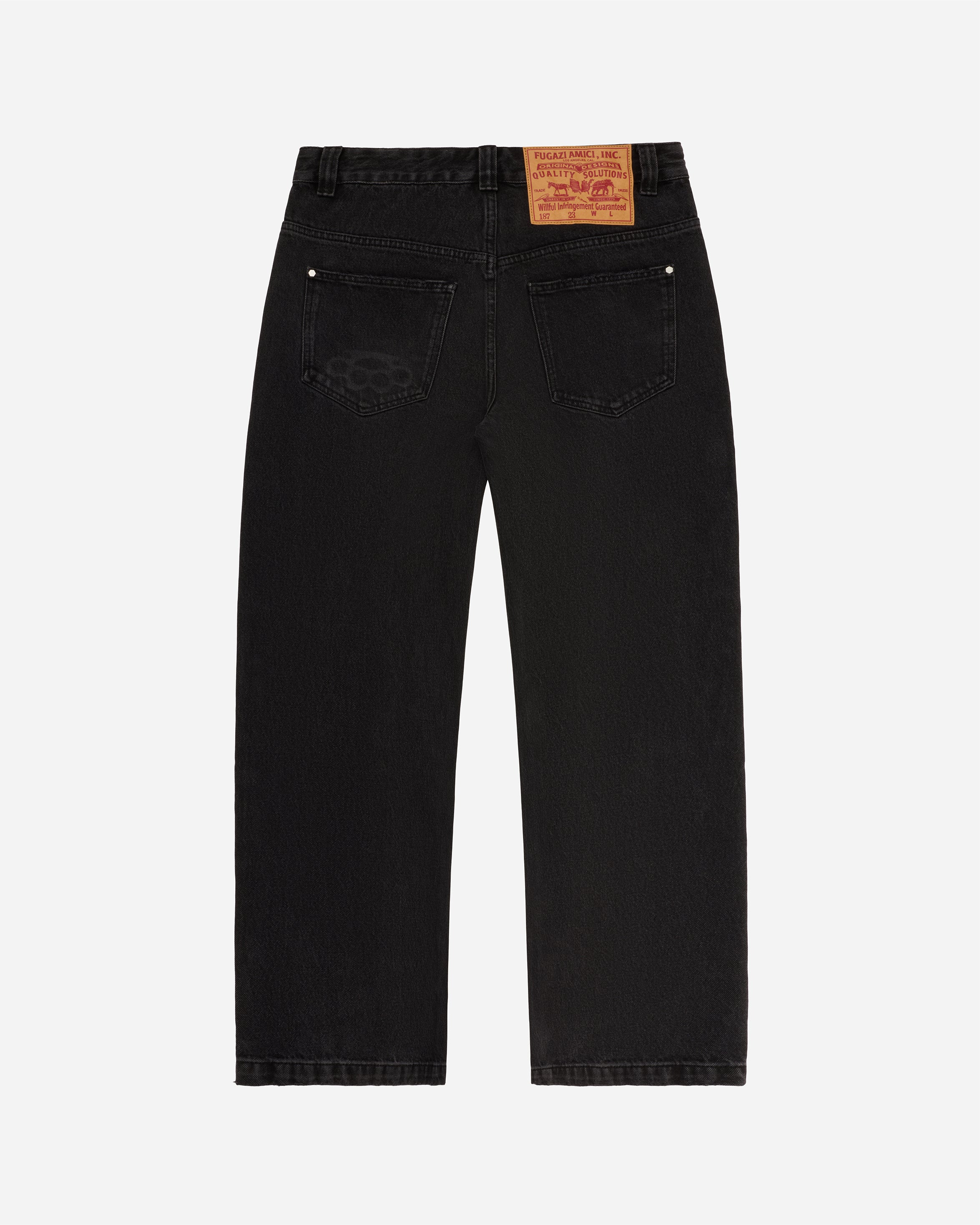 Novelty Jeans Washed Black - Image 4