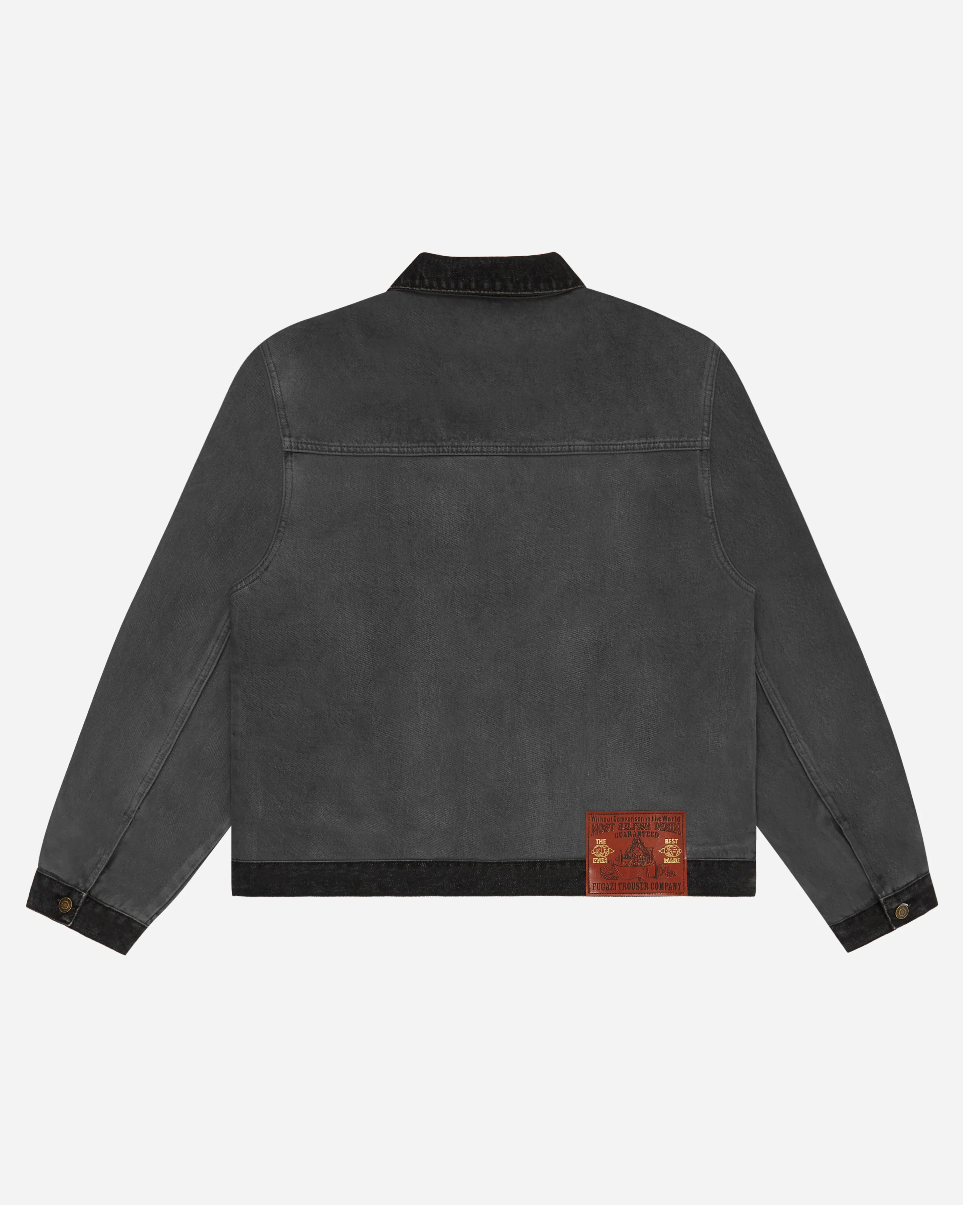 Soot Denim Jacket Grey - Image 4