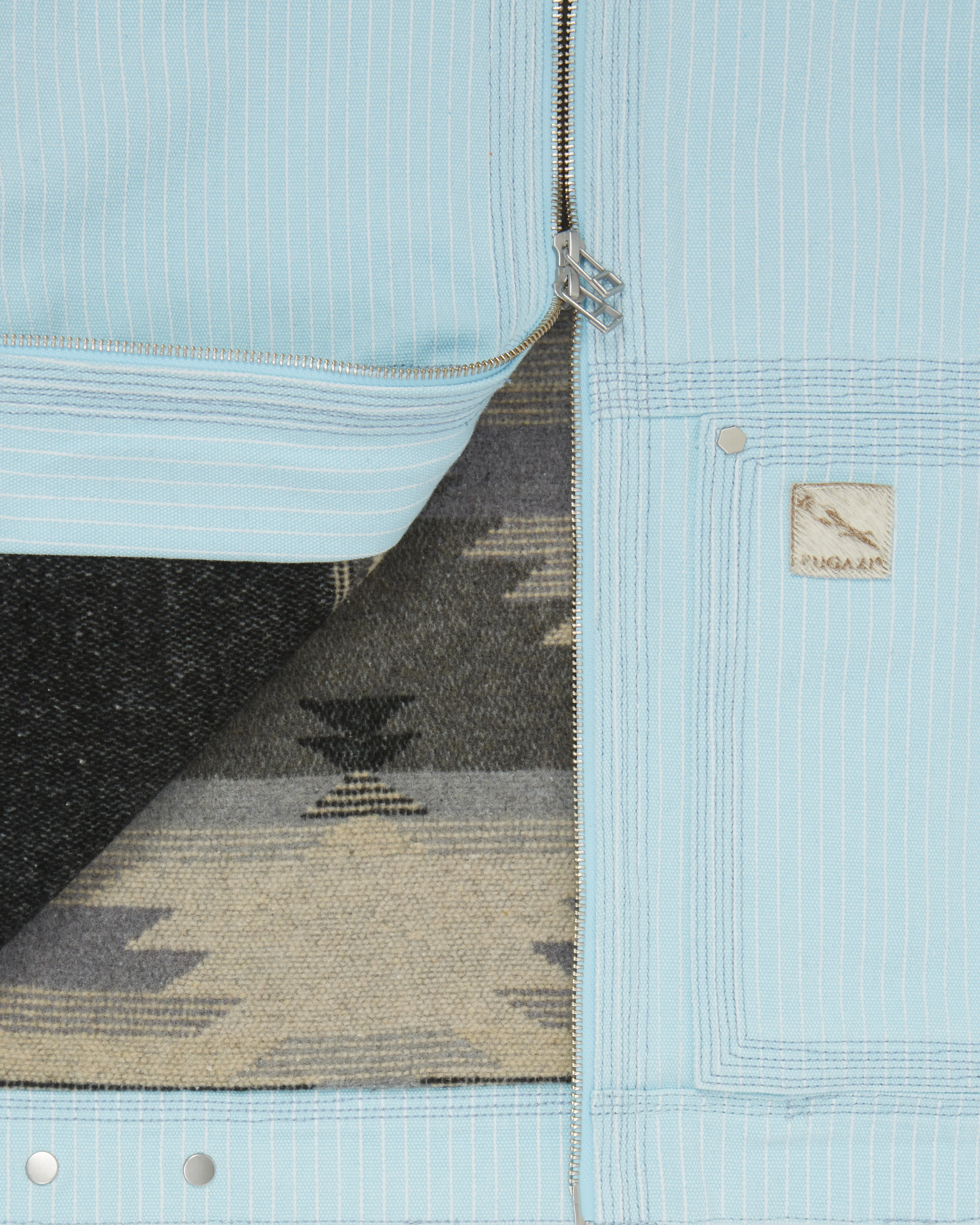 Wall Street Work Jacket Blue - Image 3